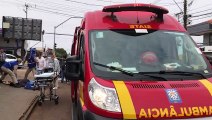 Motociclista ferido ao sofrer queda no Bairro Coqueiral