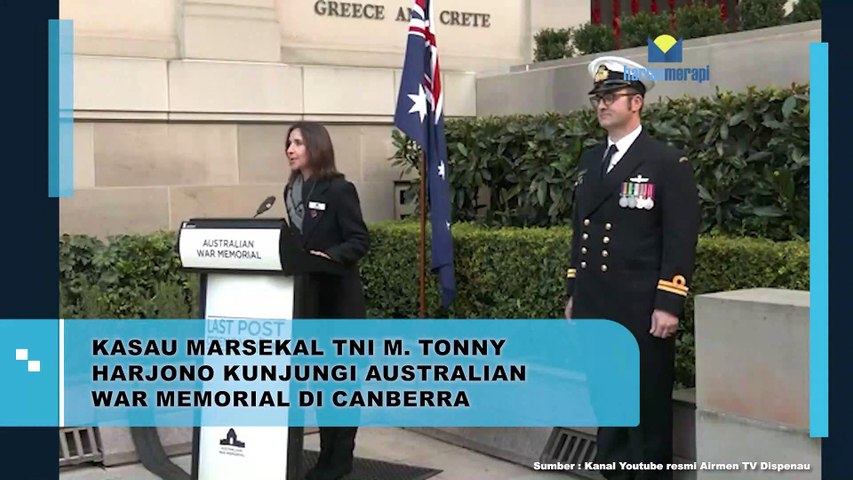 Kasau Marsekal TNI M Tonny Harjono Kunjungi Australian War Memorial di Canberra