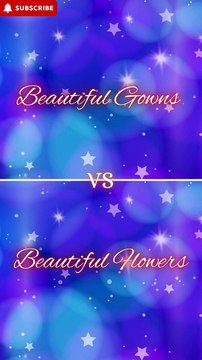 Gowns VS Flowers |Which is best ?| #gowns #flowers #trending #subscribe #viralvideo