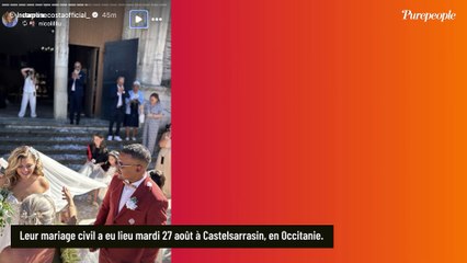 Caroline Costa (The Voice) s'est mariée ! Les premières images de son union dévoilées, elle est sublime dans sa robe princesse