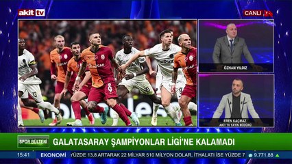 Galatasaray Şampiyonlar Ligi'ne kalamadı