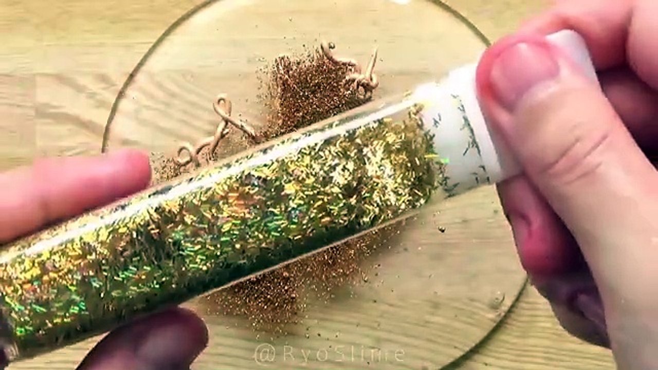 Slime Coloring with Makeup! Mixing Red, Yellow + Blue Lipsticks into Clear Slime! Satisfying ASMR!