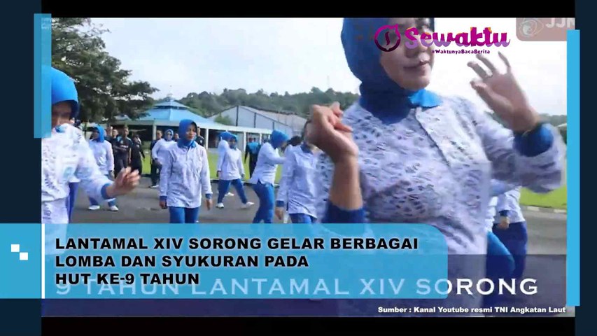 Lantamal XIV Sorong Gelar Beragam Lomba dan Syukuran di HUT Ke-9
