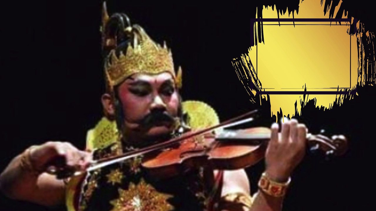 GATOTKACA PLAYS THE  VIOLIN