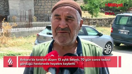 Tandıra düşen 13 aylık Enver bebekten 70 gün sonra acı haber