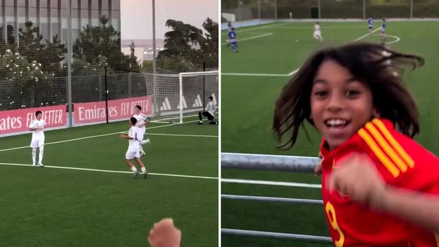 El golazo de Enzo Alves con el juvenil C del Madrid: con 14 años es para estar atento, Ancelotti