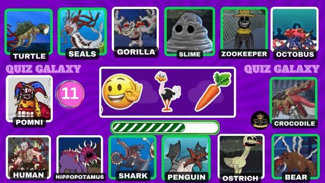 Guess The MONSTER By EMOJI & VOICE#2 Zoonomaly | Zoonomaly Final Boss.! ZOOKEEPER, Pomni |Quizgalaxy