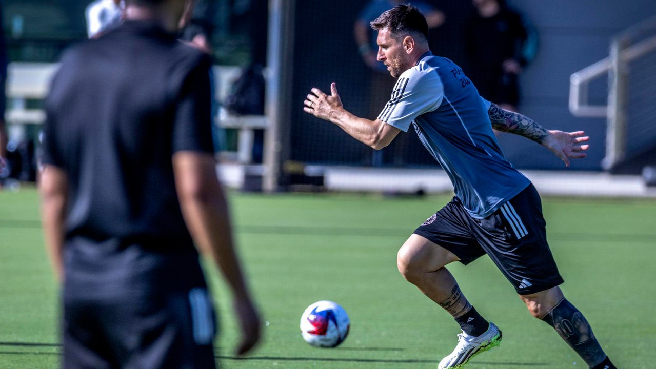 Lionel Messi regresa a los entrenamientos del Inter Miami después de su lesión en Copa América