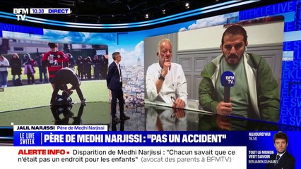 下载视频: Maxime Switek très ému après le témoignage de Jalil Narjissi suite à la disparition de son fils, Medhi. BFMTV