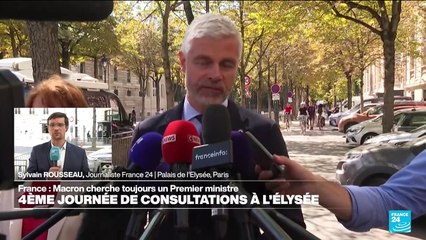 Deux mois sans gouvernement en France : 4ème journée de consultations à l'Élysée