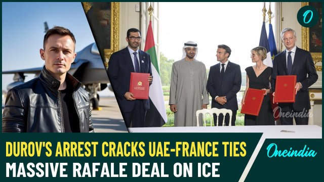 UAE Shocks the World by Freezing $10 Billion Rafale Jet Deal with Macron After Pavel Durov's Arrest