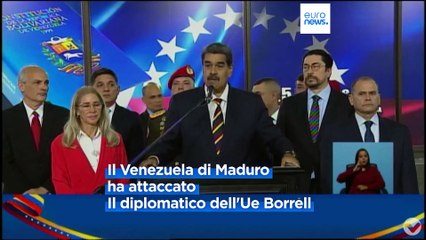 Descargar video: Venezuela, Maduro accusa Borrell di complicità nella guerra di Gaza