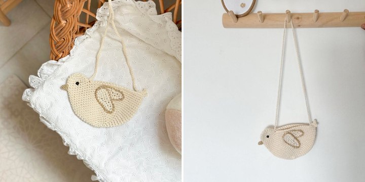 Comment crocheter un sac pour enfant en forme d’oiseau ?