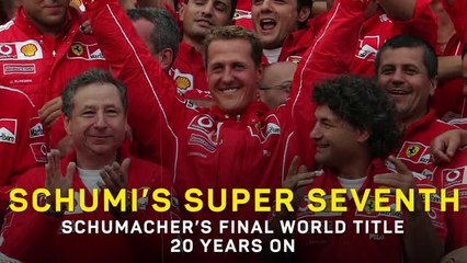 Schumi’s Super Seventh – Schumacher’s final world title 20 years on