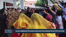 Calon Gubernur Petahana Rusdi Mastura Mendaftar ke KPUD Sulteng