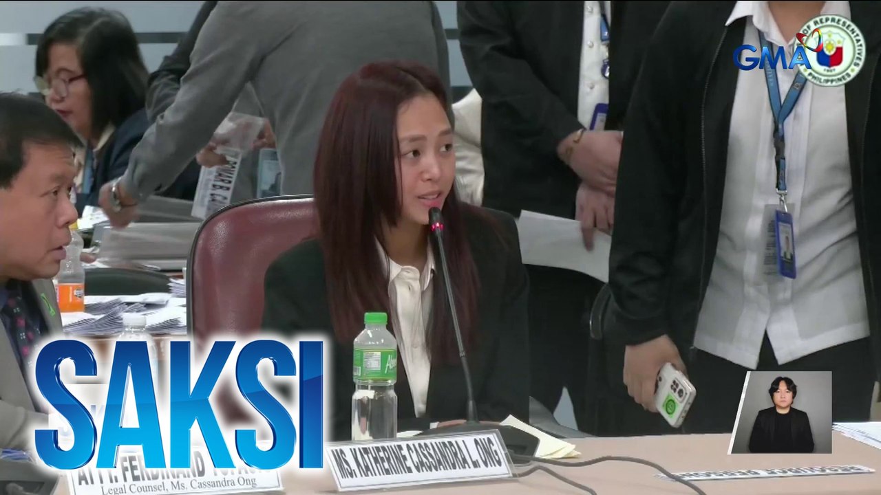 Cassandra Ong, dadalhin sa Women's Correctional matapos ma-cite in contempt dahil sa 'di pagsagot sa tanong ng mga kongresista | Saksi