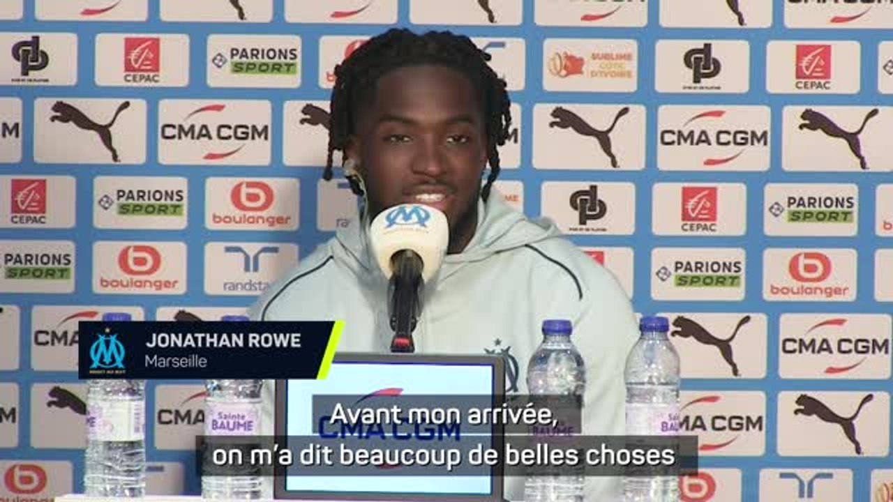Marseille - Rowe : "Je vais bientôt regarder des vidéos de Chris Waddle"