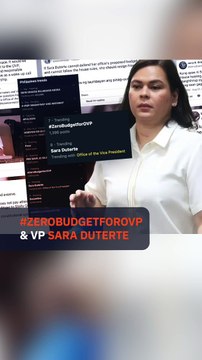 #ZeroBudgetForOVP trends as Sara Duterte dodges questions in House hearing 