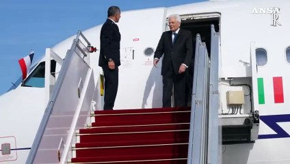 Скачать видео: Paralimpiadi, Mattarella a Parigi per la cerimonia di apertura