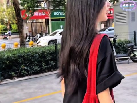 My Day in a Vlog: Iced Americano, New Mint Shoes, and Haidilao Feast! Chinese Girl Daily Life Vlog 227