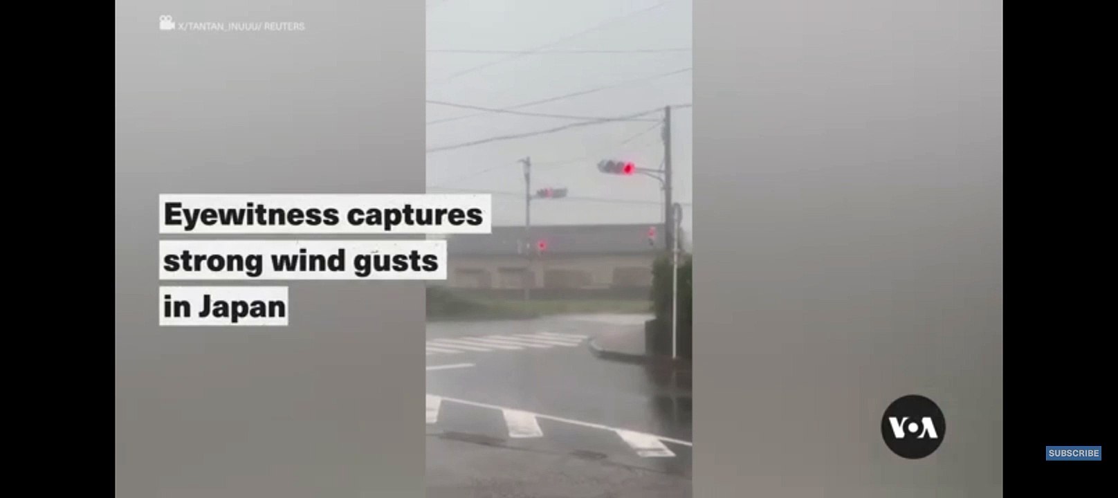 Thyphoon in japan