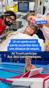 Un an après une attaque de requin, elle participe aux Jeux paralympiques #paris2024 #paralympics