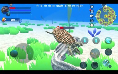 Fierce prehistoric sea animal fights in Dunkleeosteus Simulator Game - Part 1