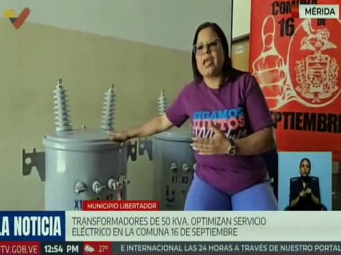 Mérida | Habitantes del mcpio. Libertador beneficiados con la optimización del servicio eléctrico