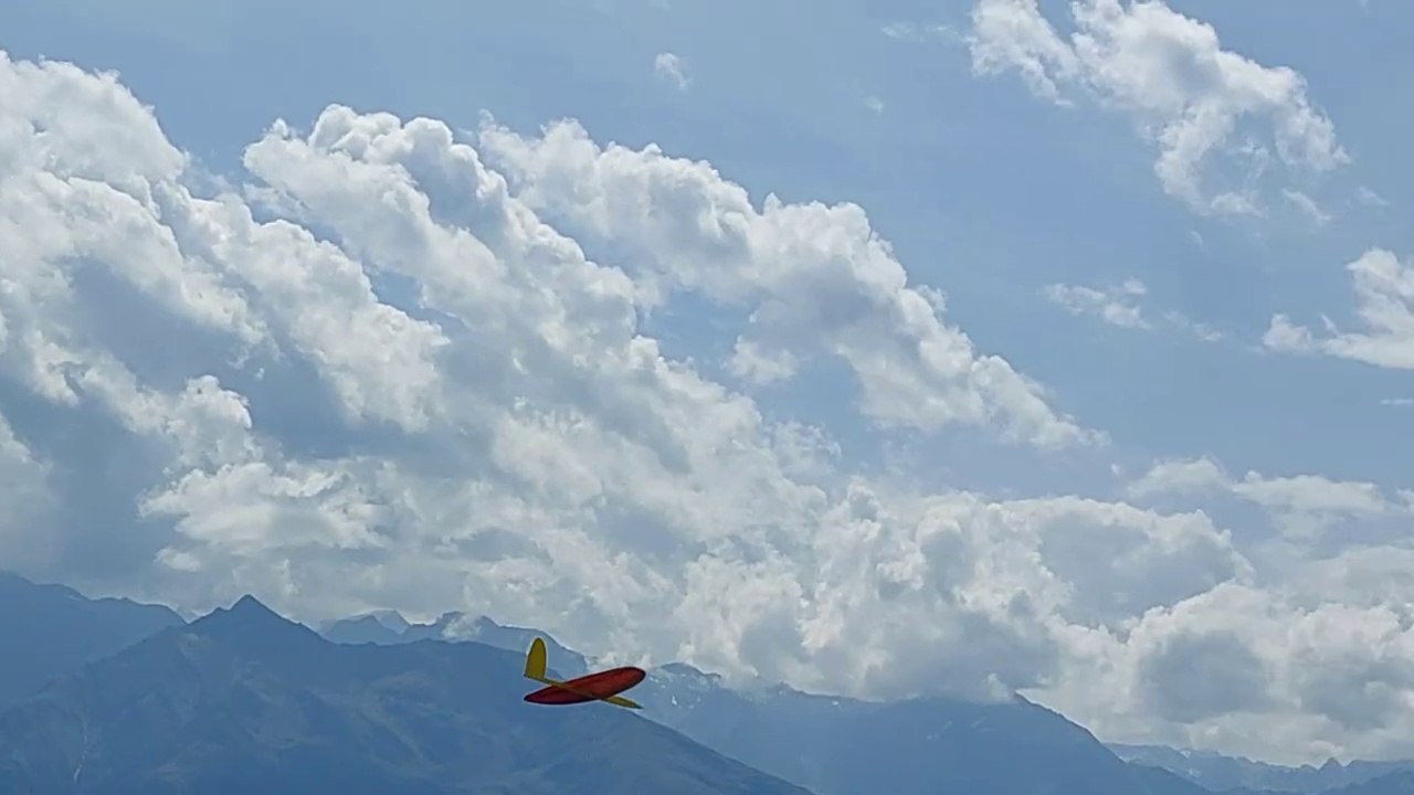 Wood wipe, Hangflug auf der Bachalm