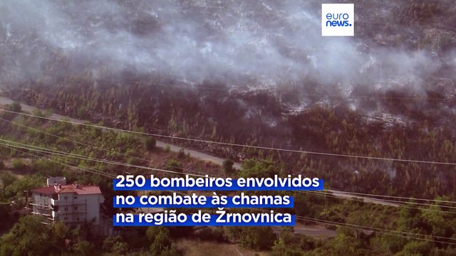 Croácia: bombeiros conseguem controlar incêndio perto da cidade de Split