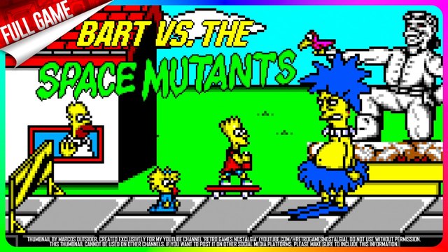 The Simpsons: Bart vs. the Space Mutants [Master System ‧ EU-NTSC]