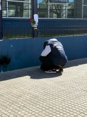 Hincha de Nacional llora la muerte de Juan Izquierdo