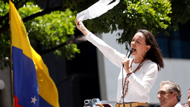 VENEZUELA | María Corina Machado da un discurso en Caracas a un mes de la elección | EL PAÍS
