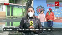 Persisten inundaciones en Chalco, afectando la economía de trabajadores y comerciantes