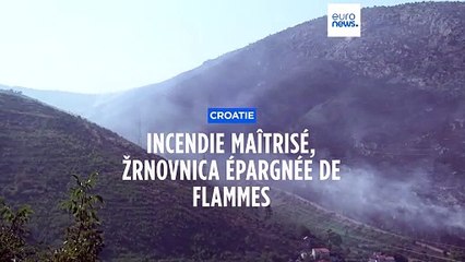 Les feux de forêt en Croatie : les pompiers évitent le pire près de Split