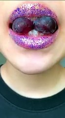 asmr KOHAKUTO PUDDING JELLY GRAPE MARSHMELLO eating sounds