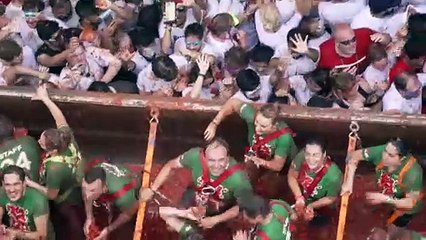 Chuva de tomates na Espanha