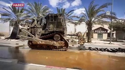 İsrail ordusu işgal altındaki Batı Şeria'nın Tulkerim kentinde altyapıyı yok ediyor