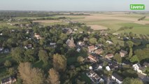 Le Brabant wallon vu du ciel : le long de la E411, se trouve Corroy-le-Grand