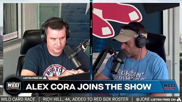 WEEI Afternoon Show: Alex Cora on the Red Sox Pressing