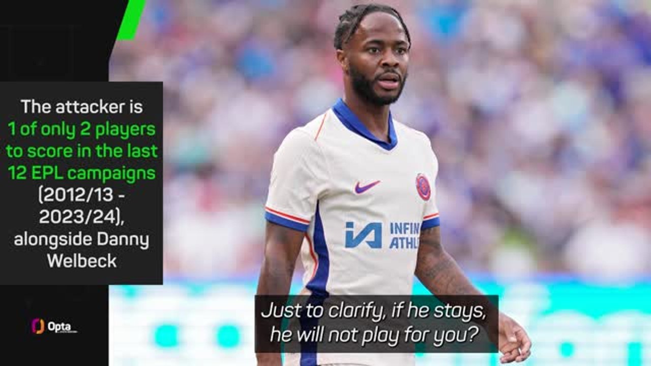 Maresca confirms Sterling's Chelsea days are over