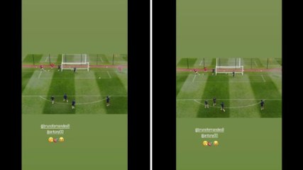 Juve, guarda Sancho: gol assurdo in allenamento