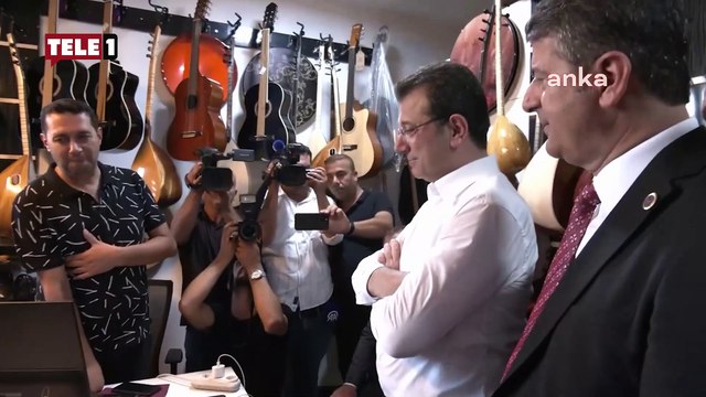 İmamoğlu, Adıyaman'da 'Mihriban' türküsüne eşlik etti