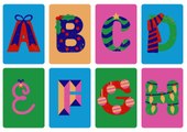 Alphabet Uppercase  Flashcards_ Abc_def_xyz