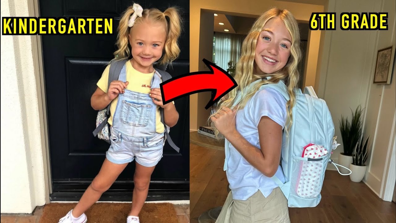 Everleigh s 1st day of Middle School