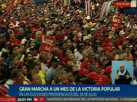 Presidente Nicolás Maduro: En Venezuela prevalecerá la justicia, el orden y la paz