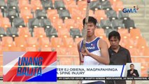 PHL pole vaulter EJ Obiena, magpapahinga muna dahil sa spine injury | Unang Balita