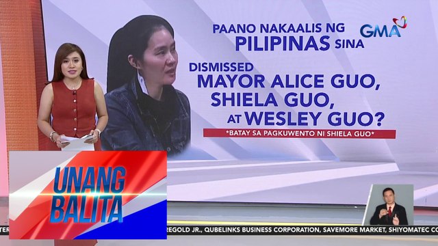 Kung paano nakaalis ng Pilipinas sina Alice Guo, ayon kay Shiela Guo | Unang Balita