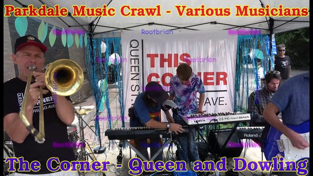 Parkdale Music Crawl - Keys To The Studio and Various Musicians - Corner of Queen Street West and Dowling Avenue