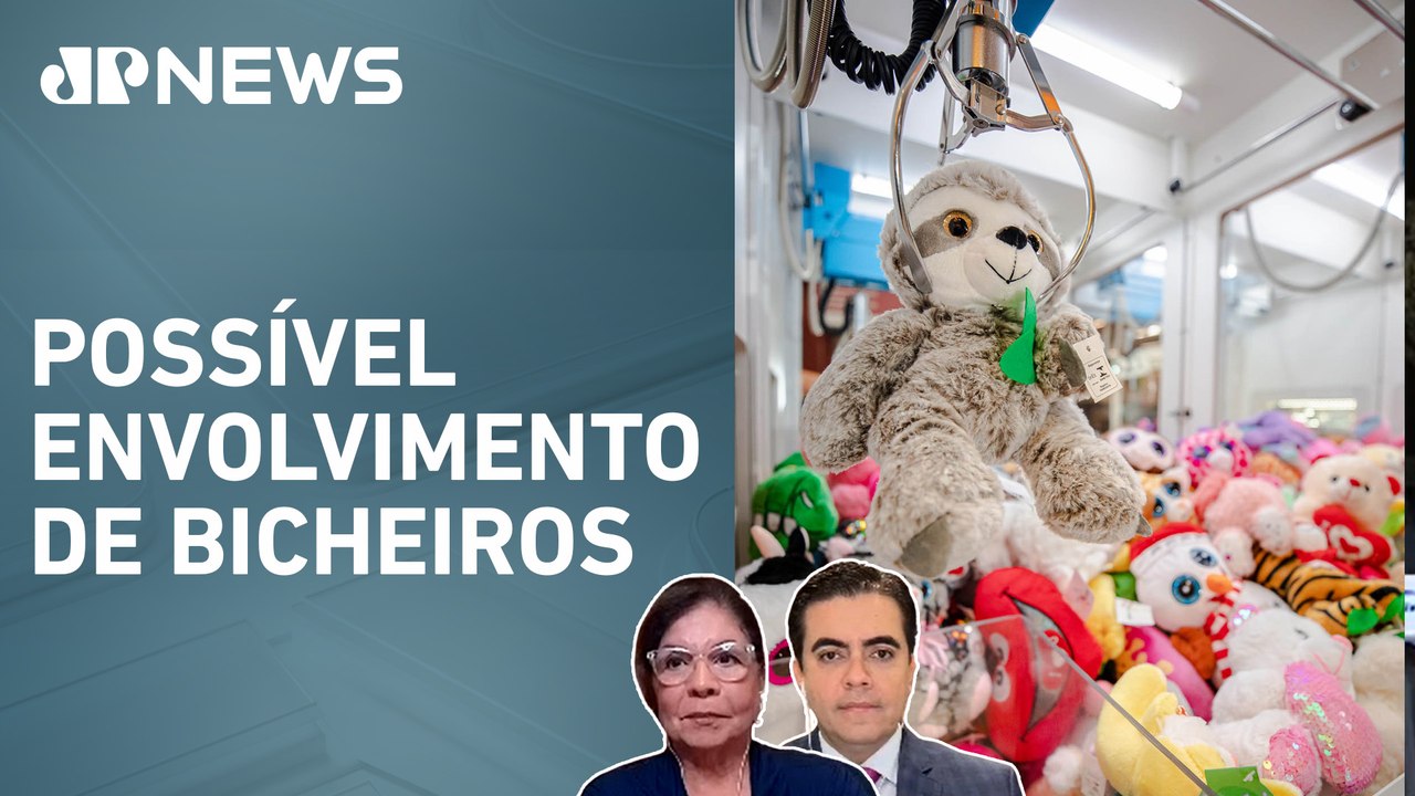 Operação policial no Rio de Janeiro apura fraude em máquinas de bichos de pelúcia